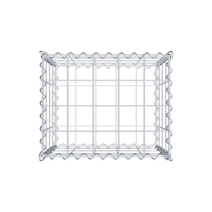 Gabione 50 cm x 40 cm x 40 cm (L x H x T), Maschenweite 10 cm x 10 cm, Spirale