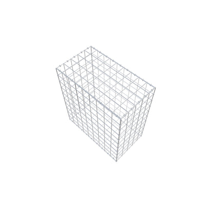Gavión 100 cm x 90 cm x 50 cm (L x A x P), malla 10 cm x 10 cm, anillo en C