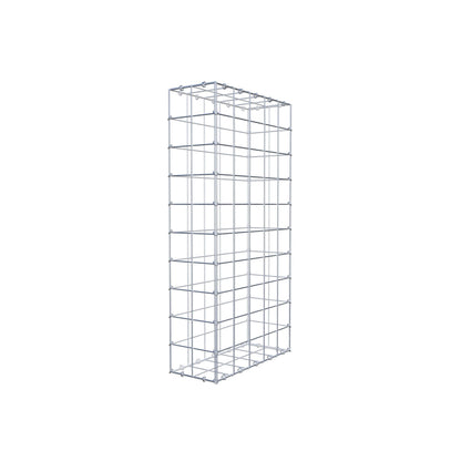 Gabion 100 cm x 50 cm x 20 cm (L x H x D), maskstorlek 10 cm x 10 cm, C-ring