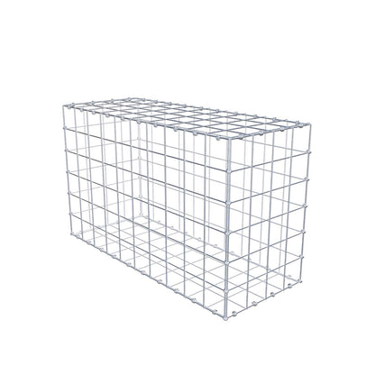 Gabião 100 cm x 60 cm x 40 cm (C x A x P), malhagem 10 x 10 cm, anel espiral
