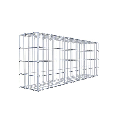Gabião 100 cm x 40 cm x 20 cm (C x A x P), malhagem 5 cm x 10 cm, anel C