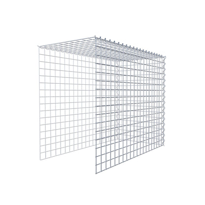 Anbaugabione Typ 4 100 cm x 80 cm x 50 cm (L x H x T), Maschenweite 5 cm x 5 cm, Spirale