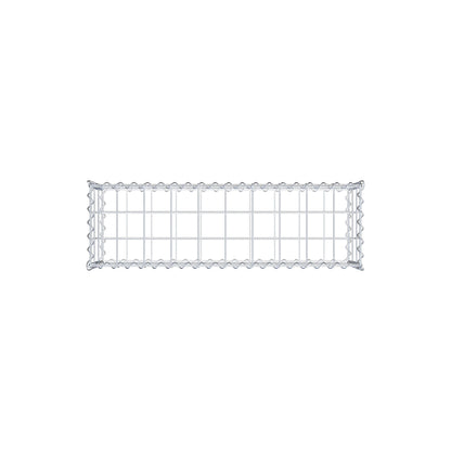Gabion 100 cm x 30 cm x 30 cm (L x H x D), maskestørrelse 10 cm x 10 cm, spiral