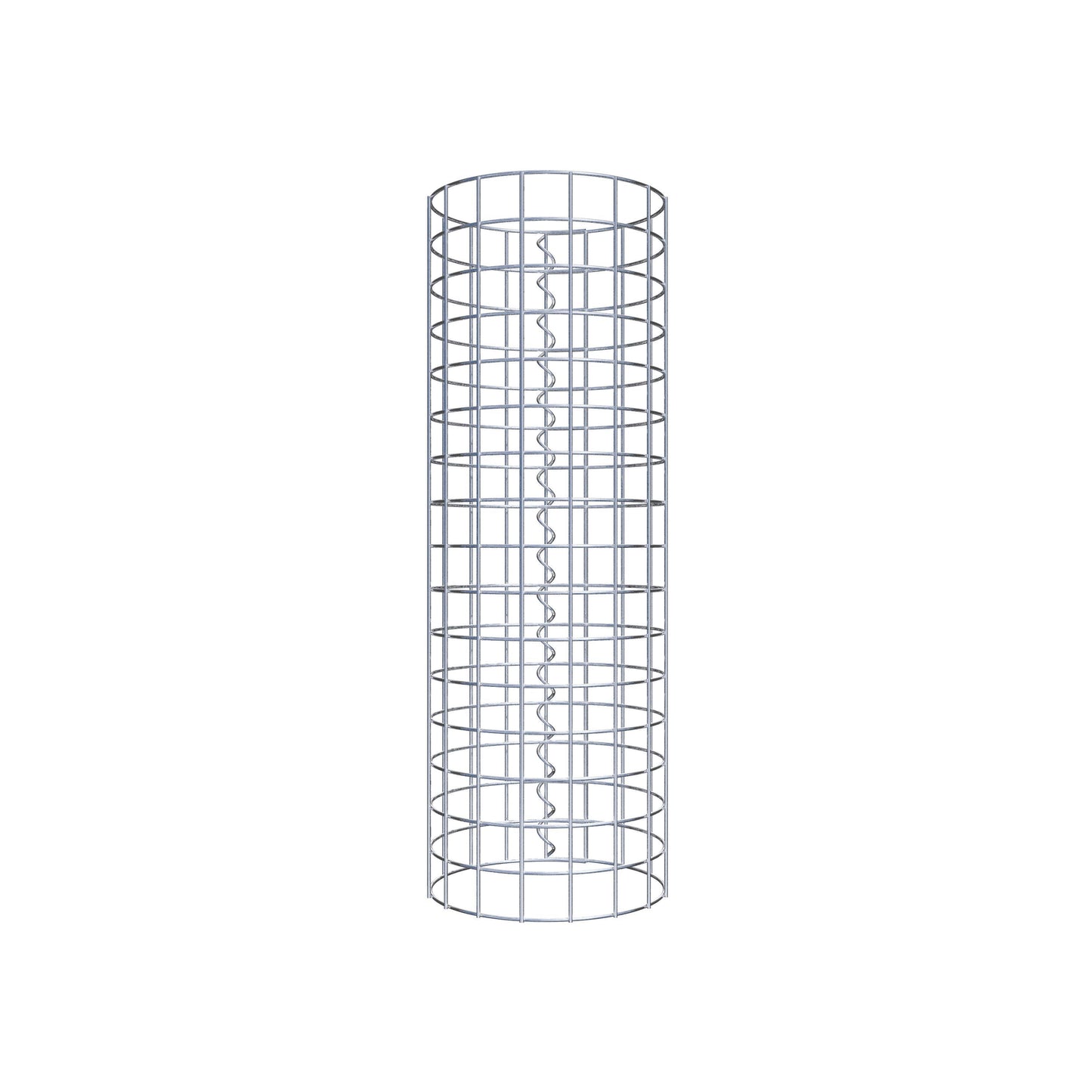 Gabionensäule rund 27 cm Durchmesser, 80 cm Höhe, Maschenweite 5 cm x 5 cm