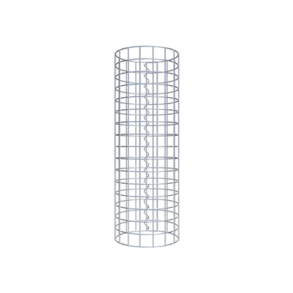 Gabionensäule rund 27 cm Durchmesser, 80 cm Höhe, Maschenweite 5 cm x 5 cm
