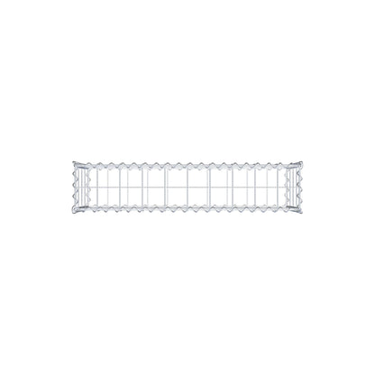 Gabbione 100 cm x 40 cm x 20 cm (L x H x P), maglia 10 cm x 10 cm, spirale
