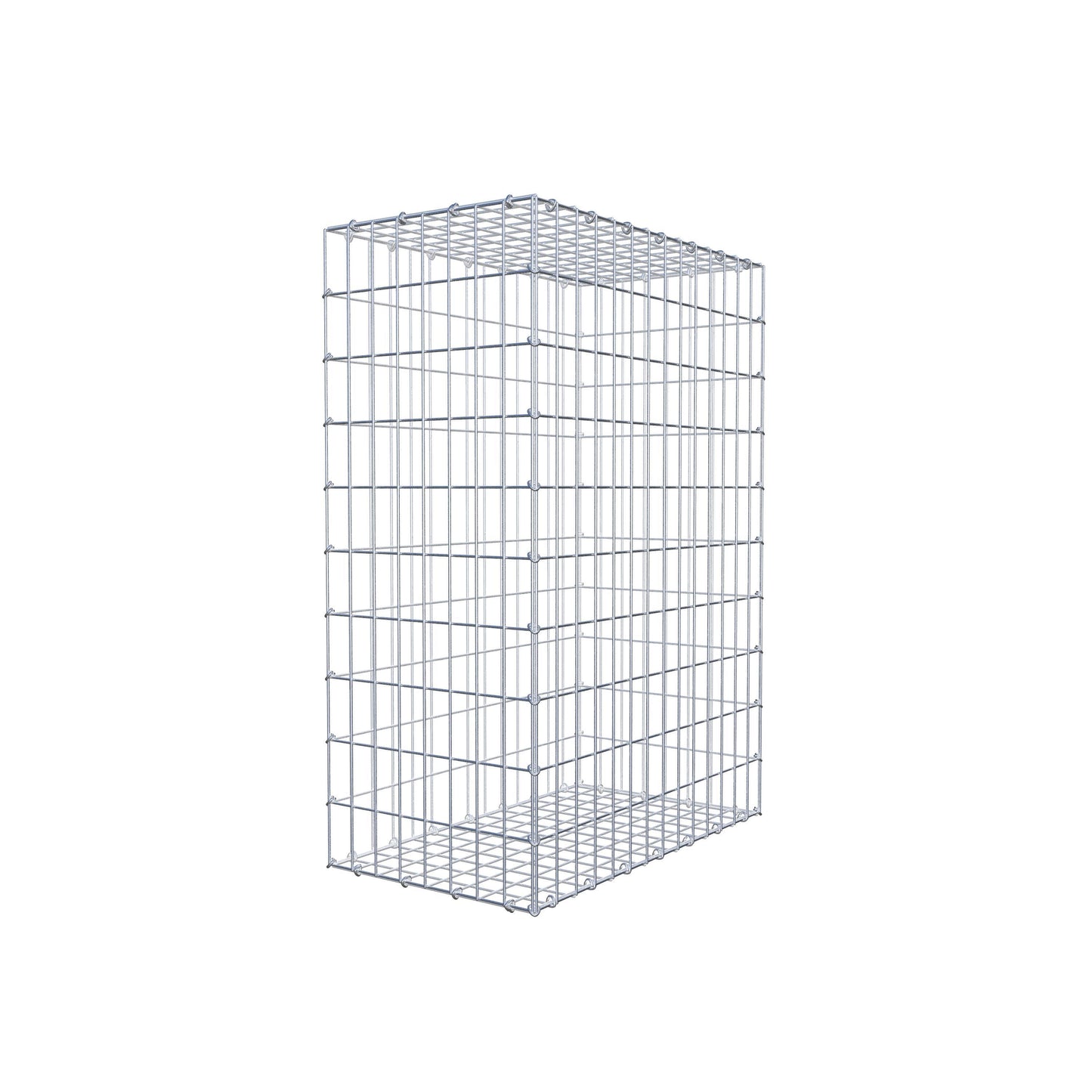 Gavión 100 cm x 70 cm x 40 cm (L x A x P), luz de malla 5 cm x 10 cm, anillo en C