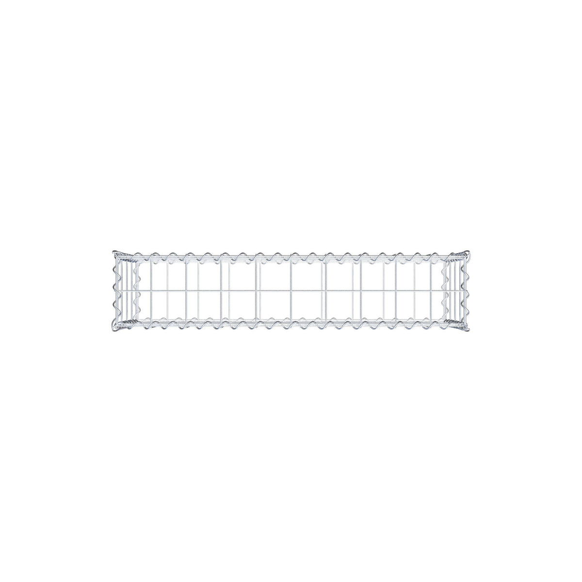Gabion 100 cm x 40 cm x 20 cm (L x H x P), mailles 10 cm x 10 cm, spirale