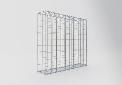 Opvokset gabion type 2 100 cm x 90 cm x 20 cm (L x H x D), maskestørrelse 10 cm x 10 cm, spiral