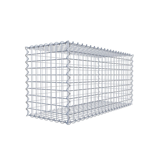 Gabião 100 cm x 50 cm x 40 cm (C x A x P), malhagem 5 cm x 5 cm, espiral