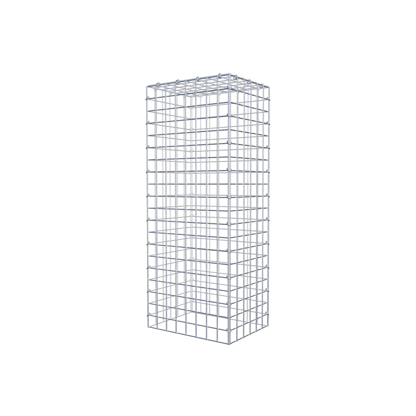 Gabião Tipo 3 100 cm x 30 cm x 40 cm (C x A x P), malhagem 5 cm x 5 cm, anel C