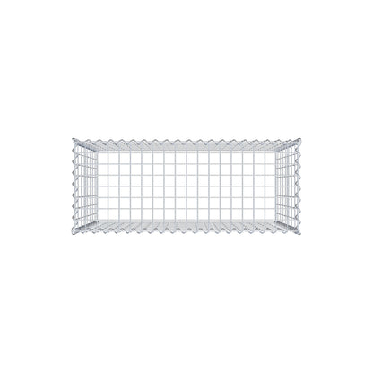 Add-on schanskorf type 3 100 cm x 80 cm x 40 cm (L x H x D), maaswijdte 5 cm x 10 cm, spiraalvormig