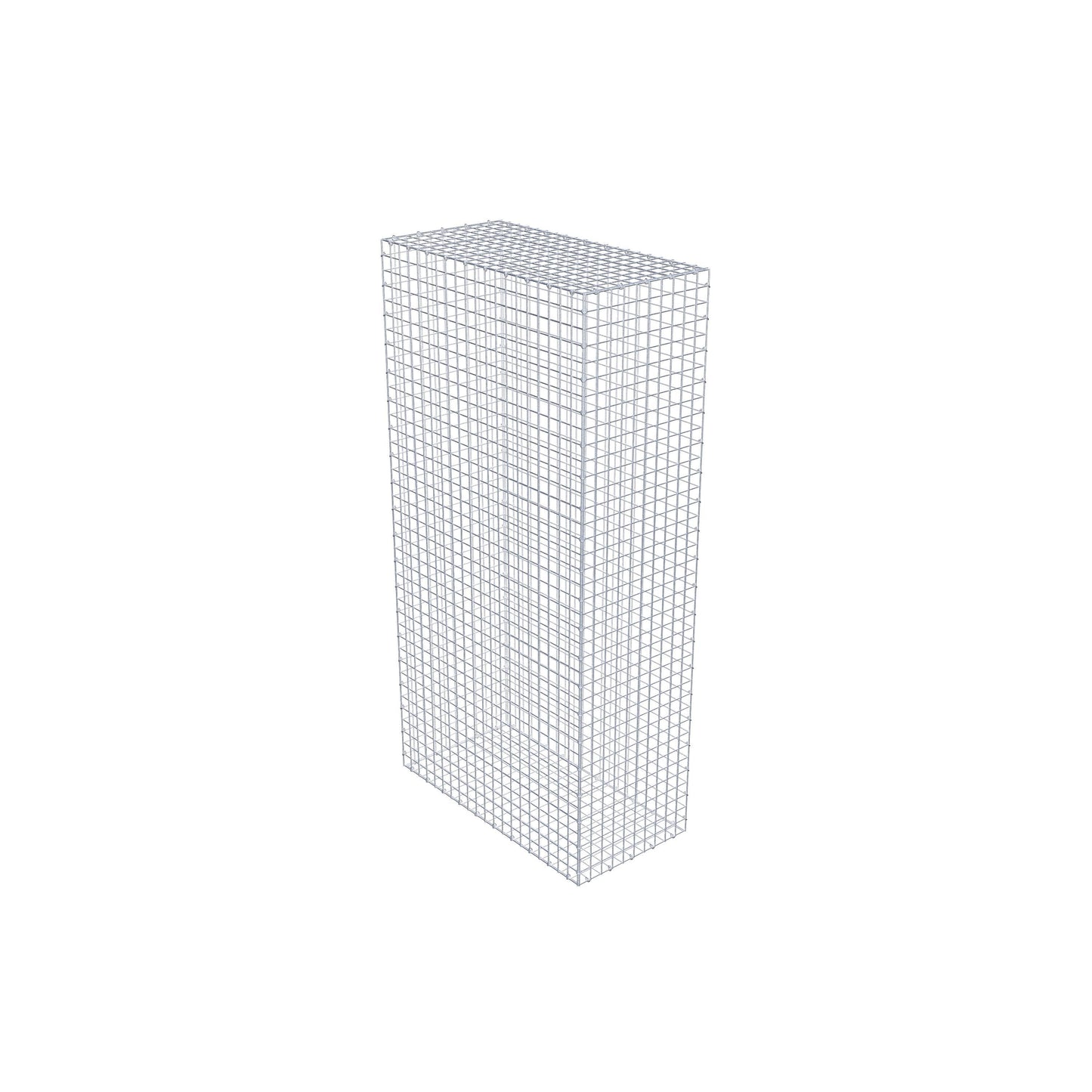 Gabião 200 cm x 100 cm x 50 cm (C x A x P), malhagem 5 cm x 5 cm, anel C