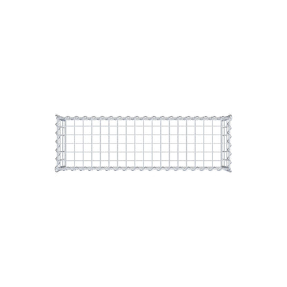 Påväxt gabion typ 3 100 cm x 30 cm x 30 cm (L x H x D), maskstorlek 5 cm x 10 cm, spiral