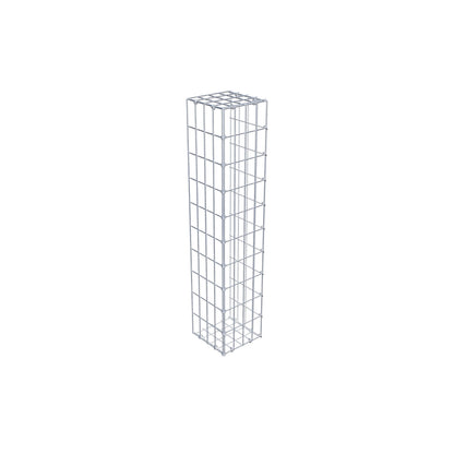 Gavión complementario tipo 2 100 cm x 20 cm x 20 cm, malla 5 cm x 10 cm, anillo en C