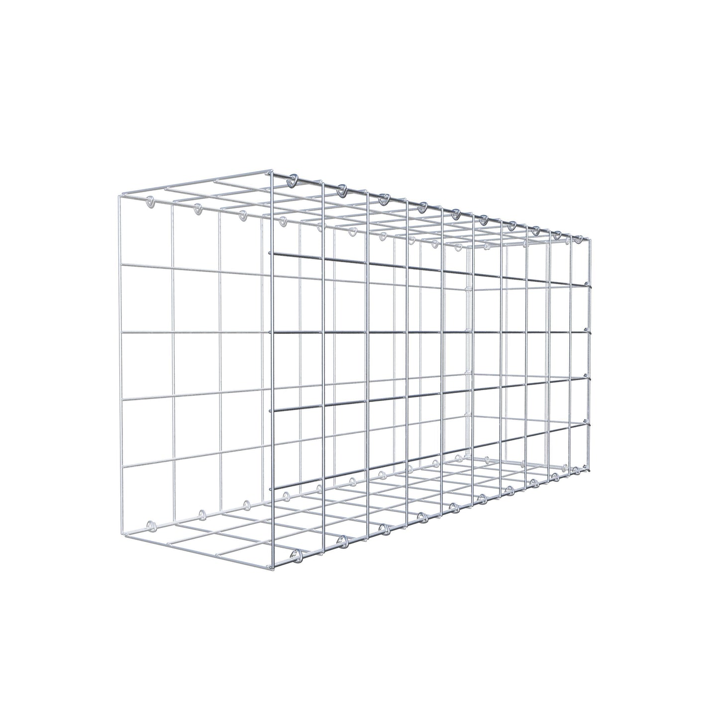 Gabbione aggiuntivo di tipo 2 100 cm x 50 cm x 30 cm (L x H x P), maglia 10 cm x 10 cm, anello a C