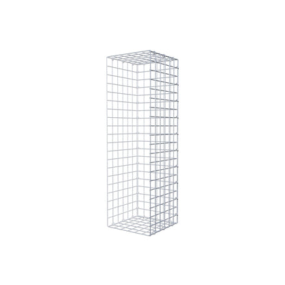 Mounted gabion type 2 100 cm x 30 cm x 30 cm (L x H x D), mesh size 5 cm x 5 cm, C-ring