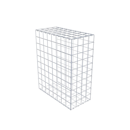 Gavión complementario de tipo 2 100 cm x 80 cm x 40 cm (L x A x P), malla 10 cm x 10 cm, anillo en C