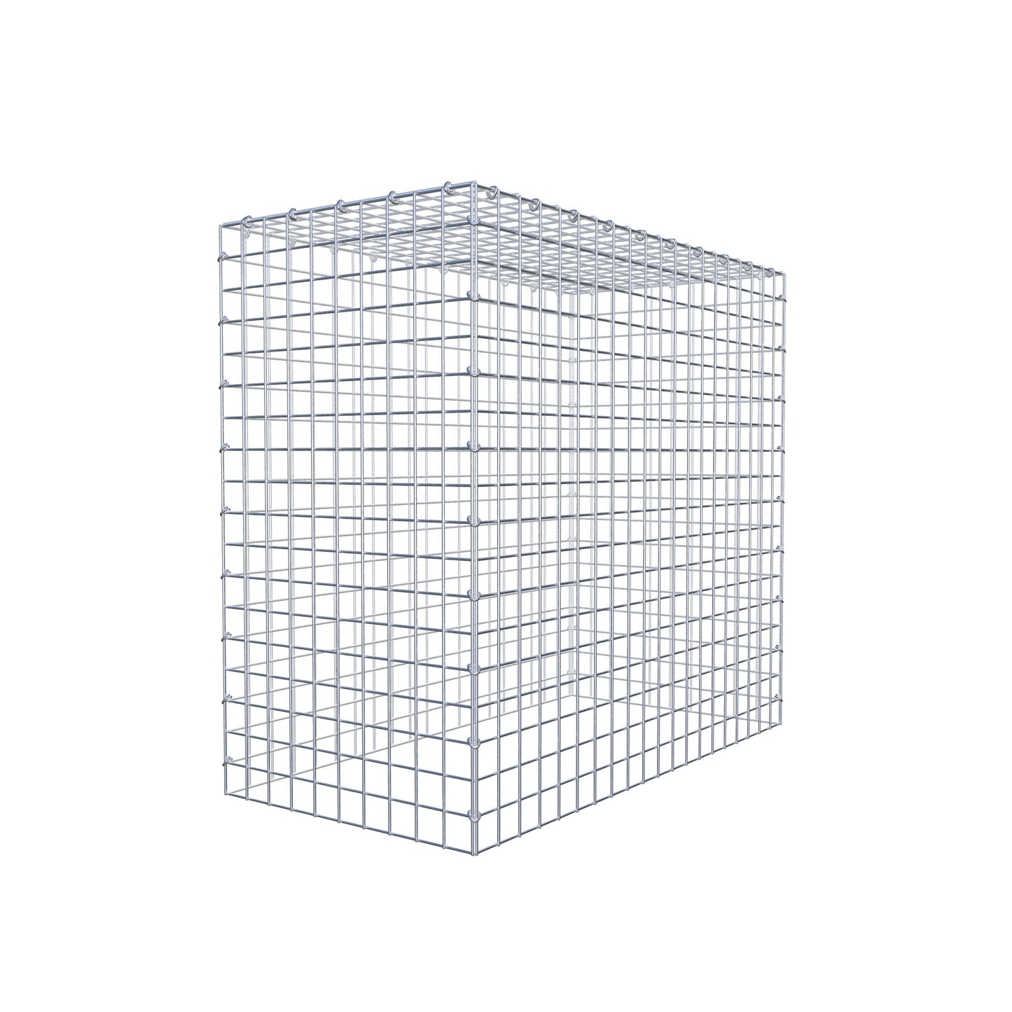 Gabbione aggiuntivo di tipo 3 100 cm x 90 cm x 50 cm (L x H x P), maglia 5 cm x 5 cm, anello a C
