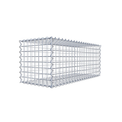 Gabione 100 cm x 40 cm x 40 cm (L x H x T), Maschenweite 5 cm x 5 cm, Spirale