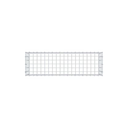 Gabião Tipo 3 100 cm x 30 cm x 30 cm (C x A x P), malhagem 5 cm x 10 cm, anel C
