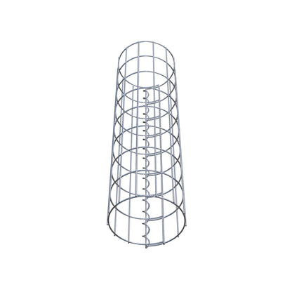 Gabionensäule rund 22 cm Durchmesser, 80 cm Höhe, Maschenweite 5 cm x 10 cm
