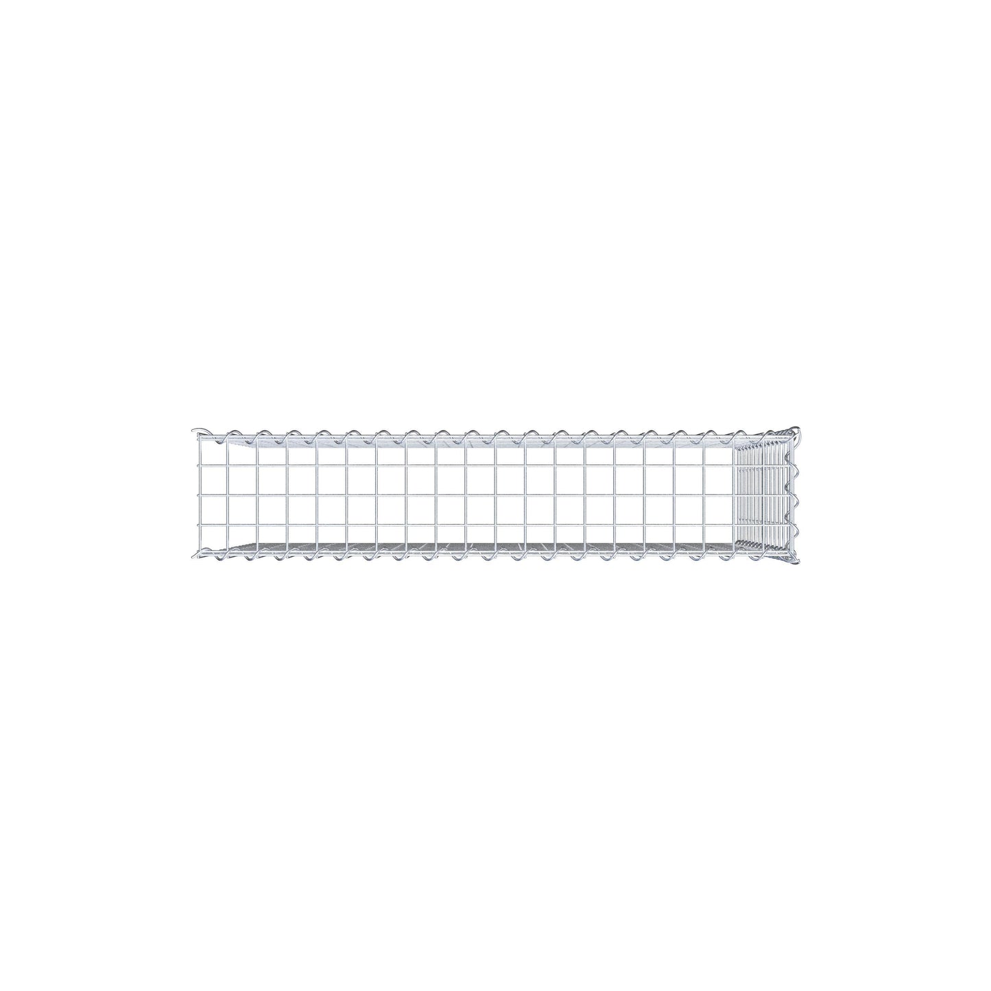 Gabion rapporté type 4 100 cm x 70 cm x 20 cm (L x H x P), mailles 5 cm x 5 cm, spirale