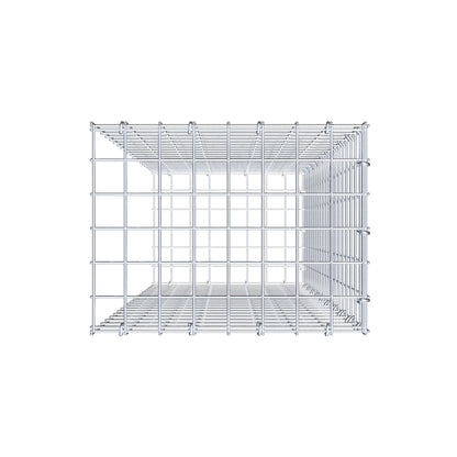Gavión acoplable tipo 2 100 cm x 40 cm x 30 cm (L x A x P), malla 5 cm x 5 cm, anillo en C