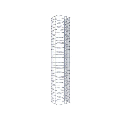 Gabionpelare vinkelrät 27 cm x 27 cm, 160 cm höjd, MW 5 cm x 5 cm
