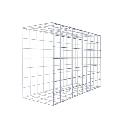 Anbaugabione Typ 2 100 cm x 70 cm x 40 cm (L x H x T), Maschenweite 10 cm x 10 cm, C-Ring