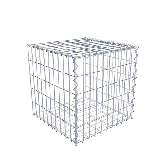 Grown-on gabion type 2 50 cm x 50 cm x 50 cm (L x H x D), mesh size 5 cm x 10 cm, spiral