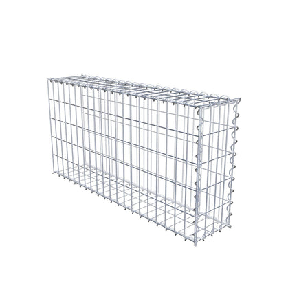 Gabbione aggiuntivo tipo 2 100 cm x 50 cm x 20 cm (L x H x P), dimensione maglia 5 cm x 10 cm, a spirale