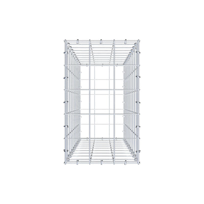 Gabião 100 cm x 30 cm x 50 cm (C x A x P), malhagem 10 cm x 10 cm, anel C