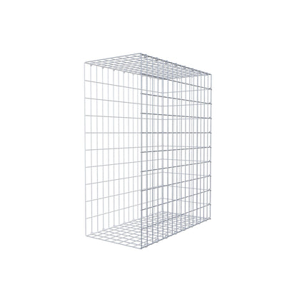 Mounted gabion type 2 100 cm x 80 cm x 40 cm, mesh size 5 cm x 10 cm, C-ring