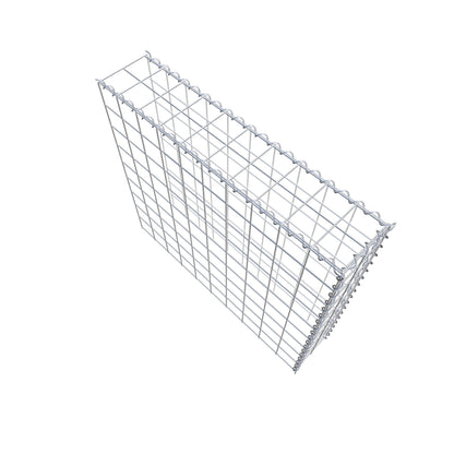 Extra gabion typ 4 100 cm x 90 cm x 20 cm (L x H x D), maskstorlek 10 cm x 10 cm, spiral