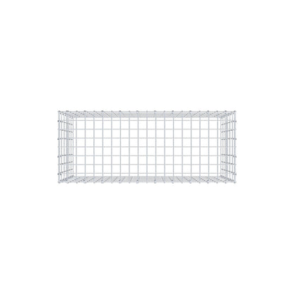 Monteret gabion type 3 100 cm x 60 cm x 40 cm (L x H x D), maskestørrelse 5 cm x 10 cm, C-ring