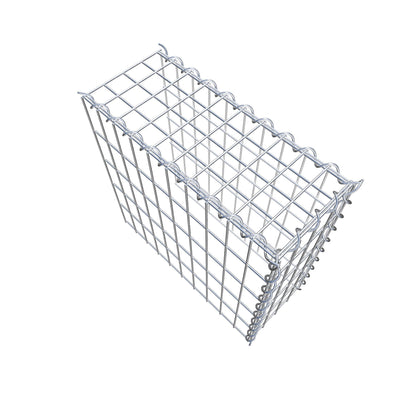 Gabião tipo 4 50 cm x 50 cm x 20 cm (C x A x P), malhagem 5 cm x 10 cm, espiral