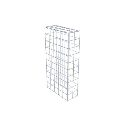 Fourche rapportée type 3 100 cm x 50 cm x 20 cm (L x H x P), mailles 10 cm x 10 cm, anneau C