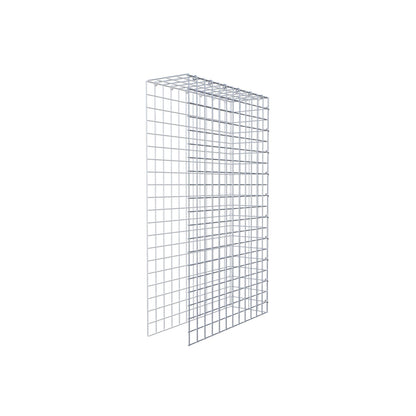 Gabbione aggiuntivo di tipo 4 100 cm x 60 cm x 20 cm (L x H x P), maglia 5 cm x 5 cm, anello a C
