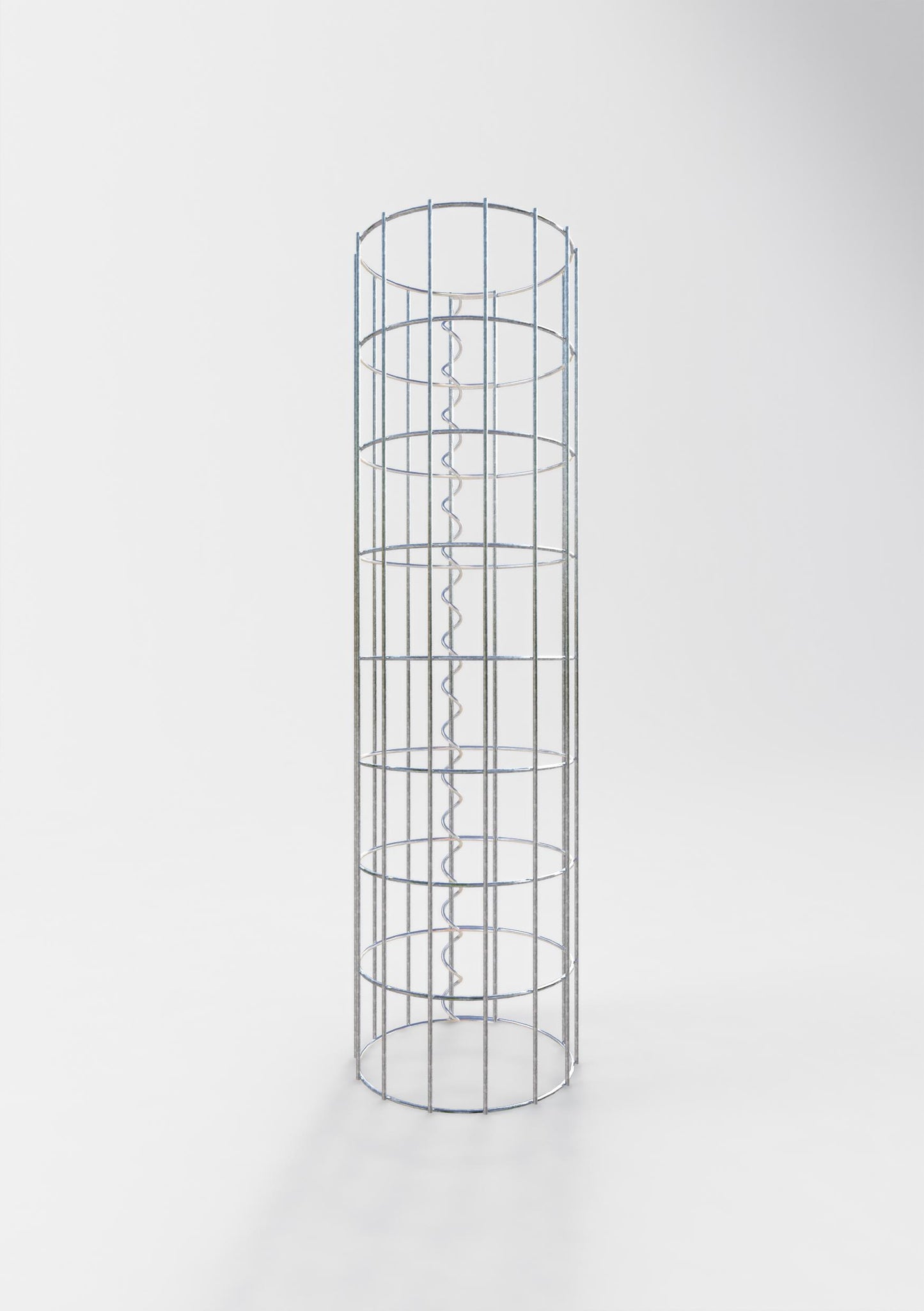 Gabionensäule rund 22 cm Durchmesser, 80 cm Höhe, Maschenweite 5 cm x 10 cm