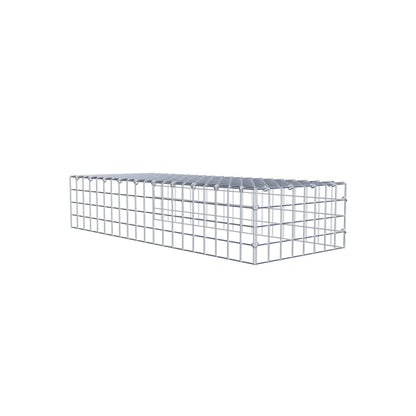 Anbaugabione Typ 4 100 cm x 20 cm x 40 cm (L x H x T), Maschenweite 5 cm x 5 cm, C-Ring