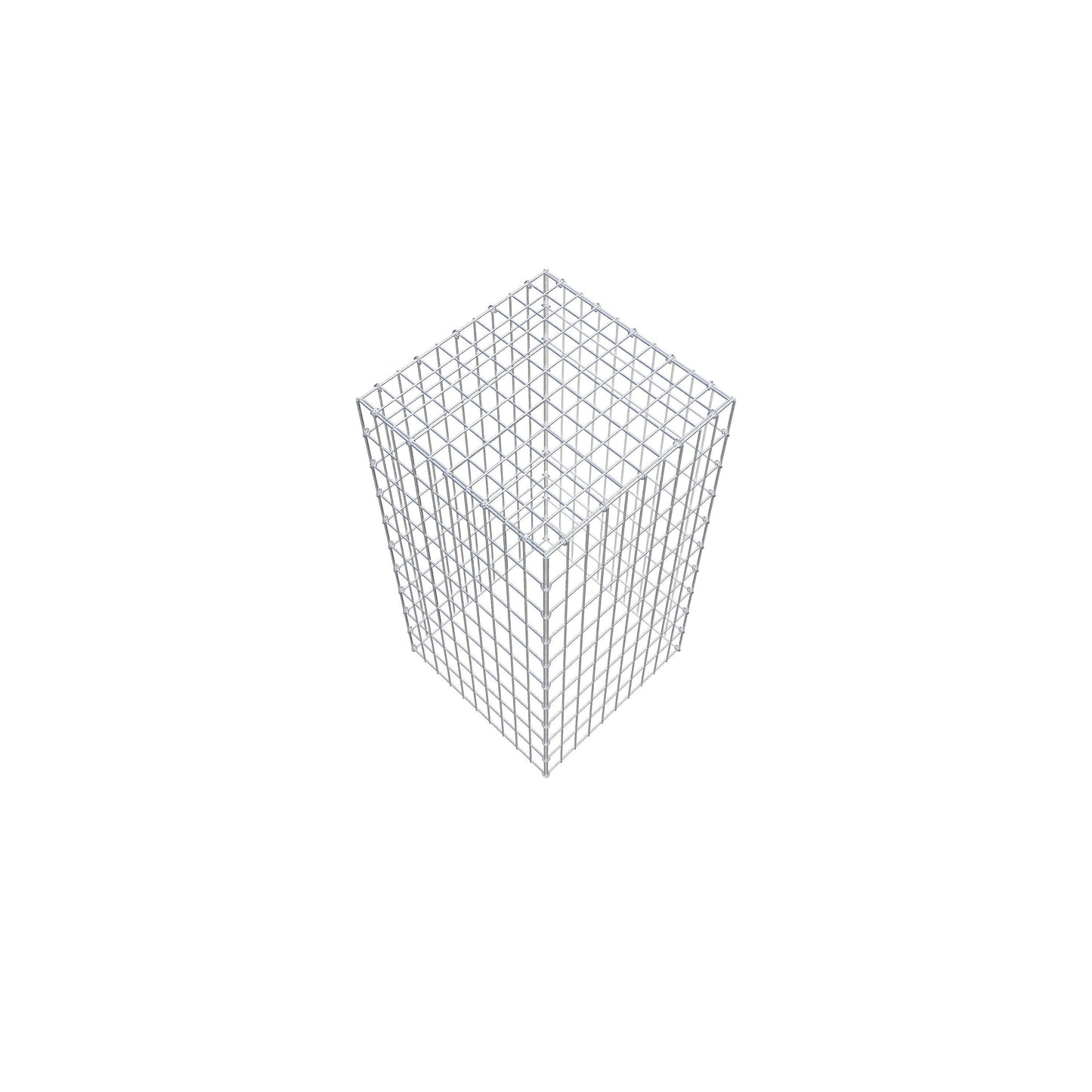 Anbaugabione Typ 3 100 cm x 50 cm x 50 cm (L x H x T), Maschenweite 5 cm x 10 cm, C-Ring