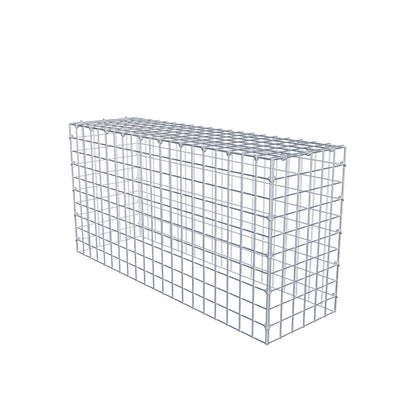 Fourche rapportée type 3 100 cm x 50 cm x 30 cm (L x H x P), mailles 5 cm x 5 cm, anneau en C