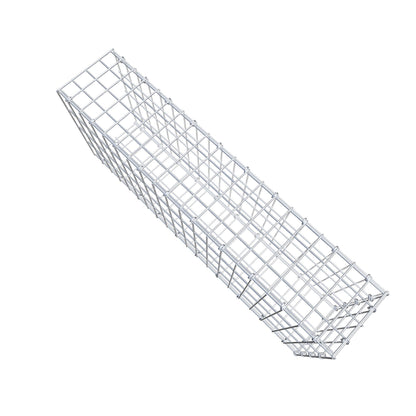 Mounted gabion type 2 100 cm x 40 cm x 20 cm, mesh size 5 cm x 10 cm, C-ring