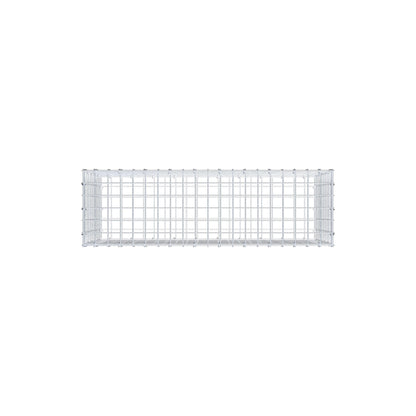 Gabion 100 cm x 50 cm x 30 cm (L x H x P), mailles 5 cm x 5 cm, anneau en C