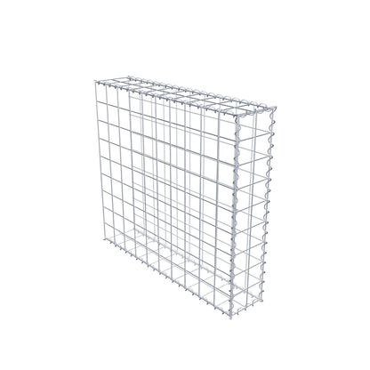 Opvokset gabion type 2 100 cm x 90 cm x 20 cm (L x H x D), maskestørrelse 10 cm x 10 cm, spiral