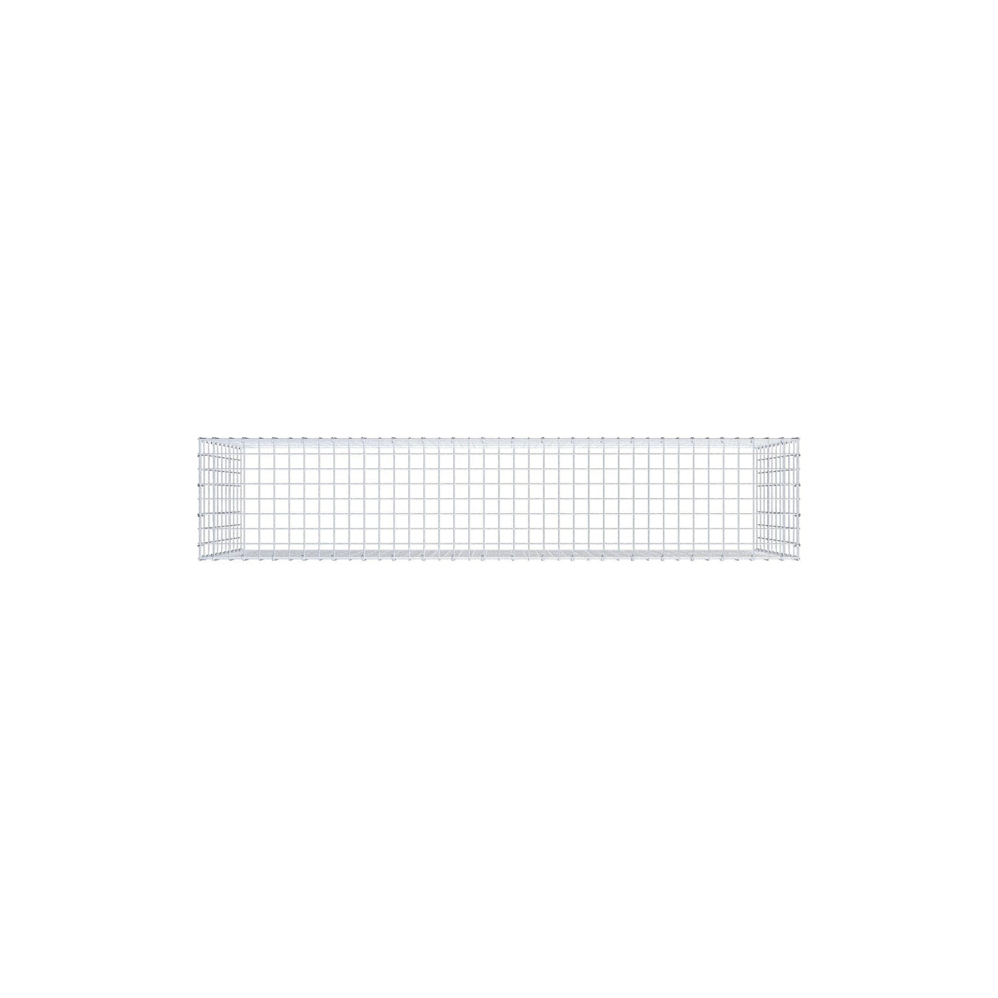 Fourche rapportée type 3 200 cm x 100 cm x 40 cm (L x H x P), mailles 5 cm x 10 cm, anneau en C