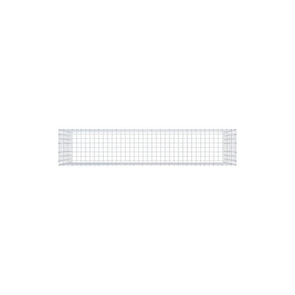 Fourche rapportée type 3 200 cm x 100 cm x 40 cm (L x H x P), mailles 5 cm x 10 cm, anneau en C