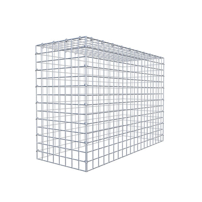 Type 3 oplegkorf 100 cm x 70 cm x 40 cm (L x H x D), maaswijdte 5 cm x 5 cm, C-ring