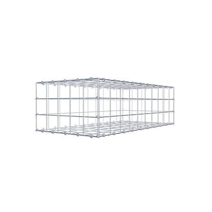Gabião 100 cm x 30 cm x 50 cm (C x A x P), malhagem 10 cm x 10 cm, anel C